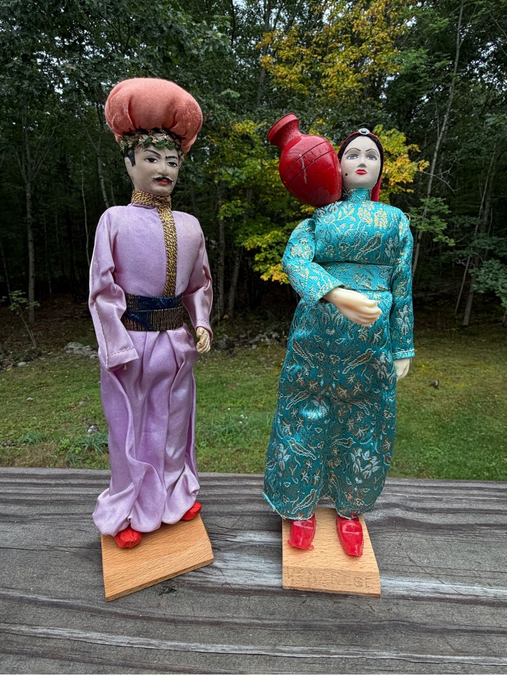 Vintage Middle Eastern Folk Art Dolls